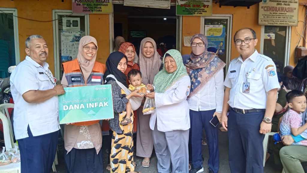 INFAK.ID BERSAMA RUMAH ZAKAT SUPORT ANTROPOMETRI KIT DAN PMT UNTUK POSYANDU