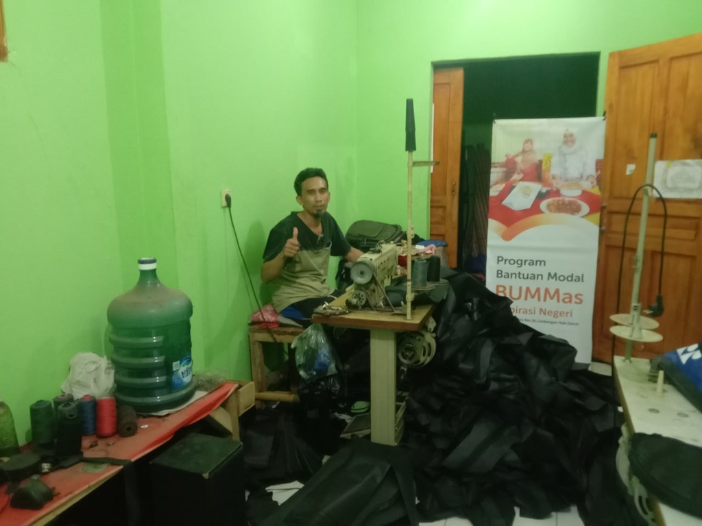 MELALUI SUPPORT RUMAH ZAKAT, USAHA KONVEKSI BUMMAS INSPIRASI NEGERI KIAN BERKEMBANG
