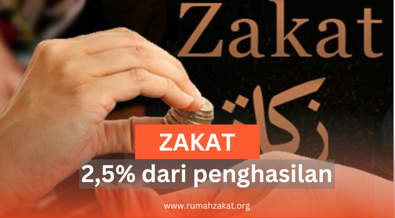 ZAKAT ITU RINGAN, HANYA 2,5% DARI PENGHASILAN