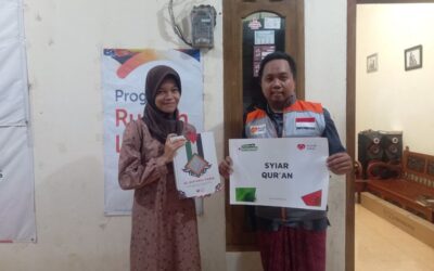 PERLUAS KEBERMANFAATAN DIBULAN RAMADHAN, RUMAH ZAKAT SALURKAN SYIAR QURAN DI DESA TAMANAN