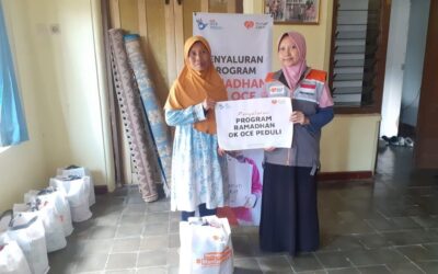 OK OCE PEDULI BERSAMA RUMAH ZAKAT SALURKAN BINGKISAN LEBARAN KELUARGA UNTUK KELUARGA PRA SEJAHTERA DI SLEMAN