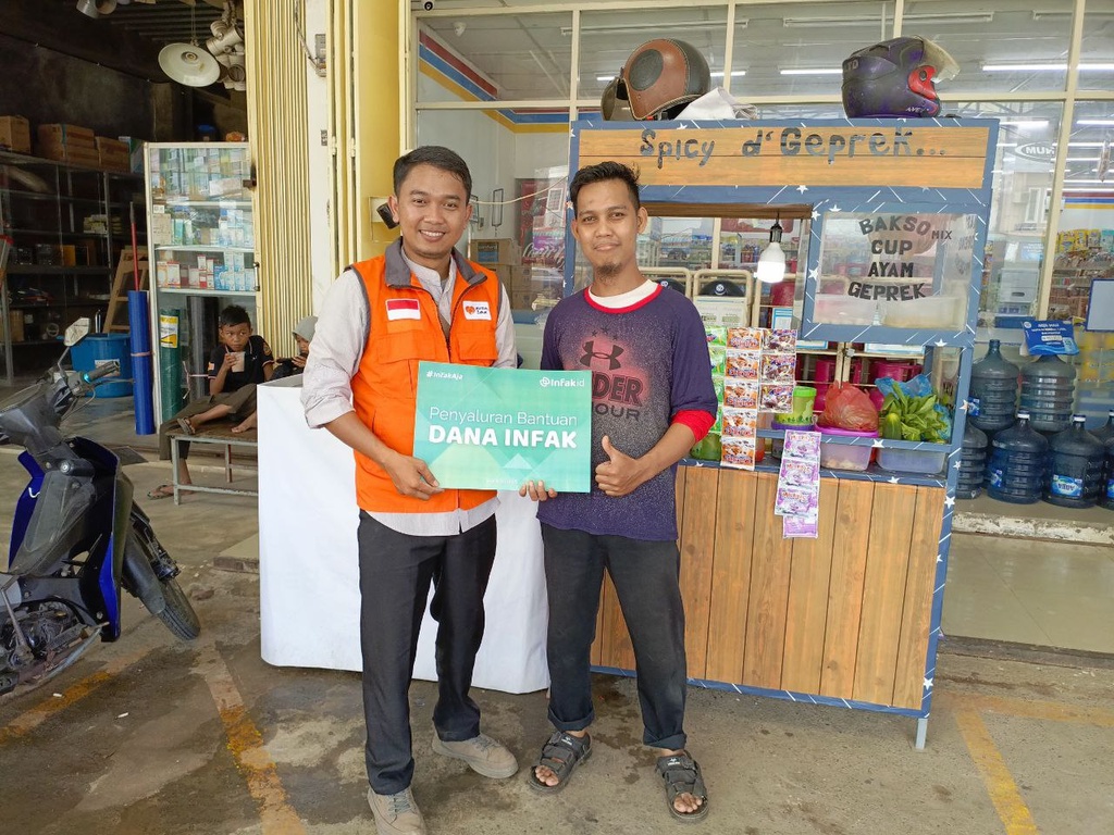 RUMAH ZAKAT TERUS SUPPORT UMKM MELALUI BANTUAN MODAL USAHA