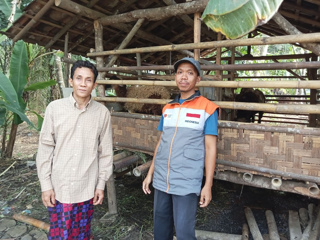 MELALUI PROGRAM TERNAK DOMBA, RUMAH ZAKAT BANTU PAK TONI SEMAKIN BERDAYA