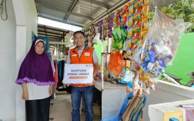 MELALUI SUPPORT BANTUAN EKONOMI, RUMAH ZAKAT UPAYAKAN WARUNG MILIK IBU APRIANTI SEMAKIN BERKEMBANG
