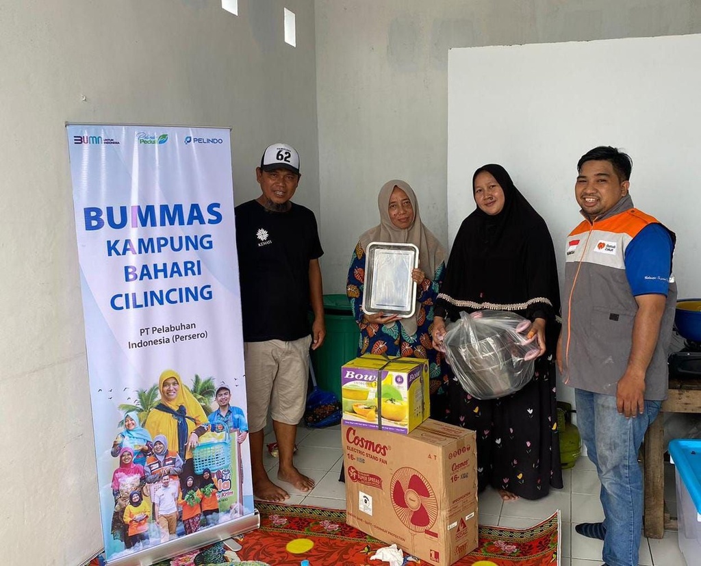 PT PELINDO BERSAMA RUMAH ZAKAT DUKUNG PEMBERDAYAAN BUMMAS MELALUI PROGRAM KAMPUNG BAHARI