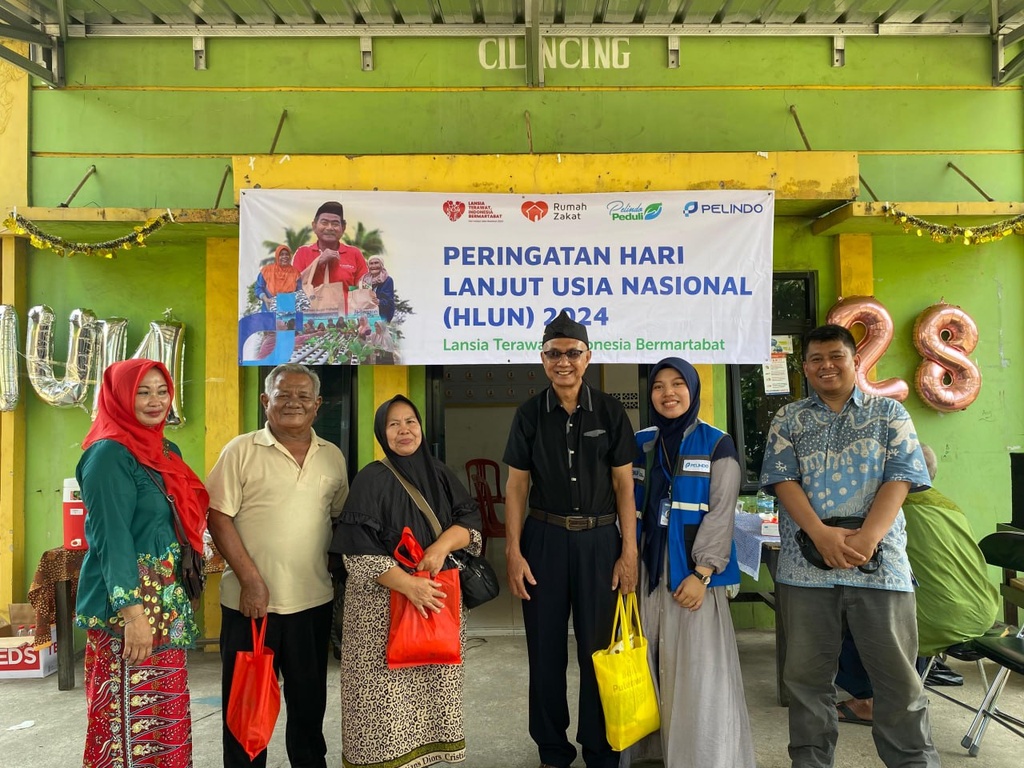 PERINGATI HARI LANJUT USIA, PT PELINDO BERSAMA RUMAH ZAKAT HADIRKAN LAYANAN KESEHATAN GRATIS BAGI LANSIA