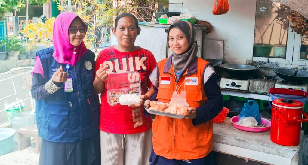 RUMAH ZAKAT DAMPINGI ENAM WARGA BINAAN UMKM MIKRO MELAKUKAN PROSES SERTIFIKASI PRODUK HALAL