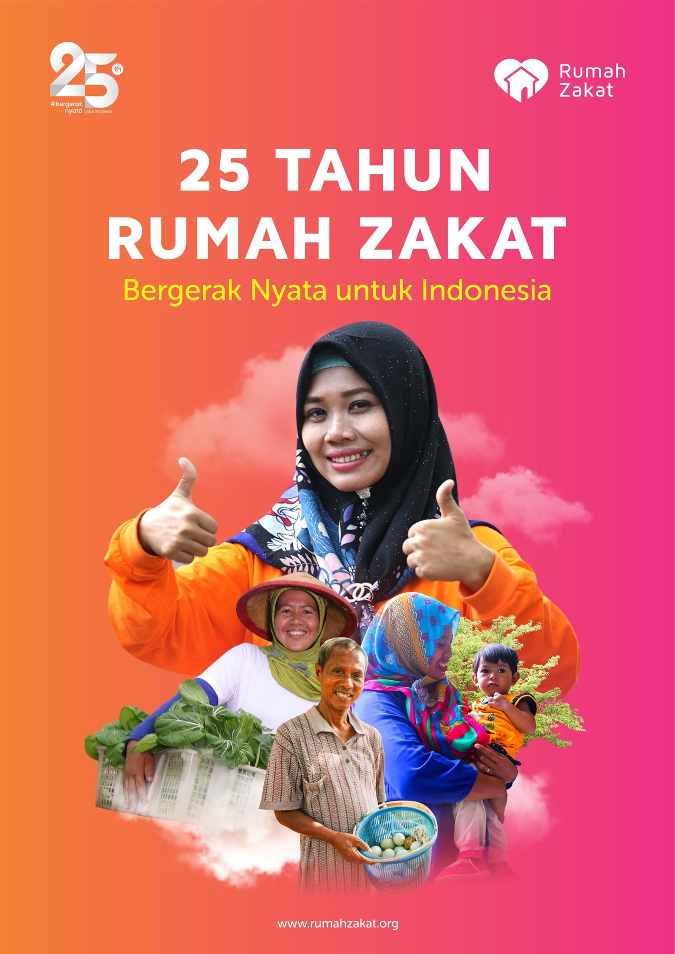 25 Tahun Rumah Zakat : Bergerak Nyata untuk Indonesia