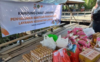 Peduli Lansia, Rumah Zakat Salurkan Bantuan Pangan dan Kesehatan di Kampung Zakat Lakkang