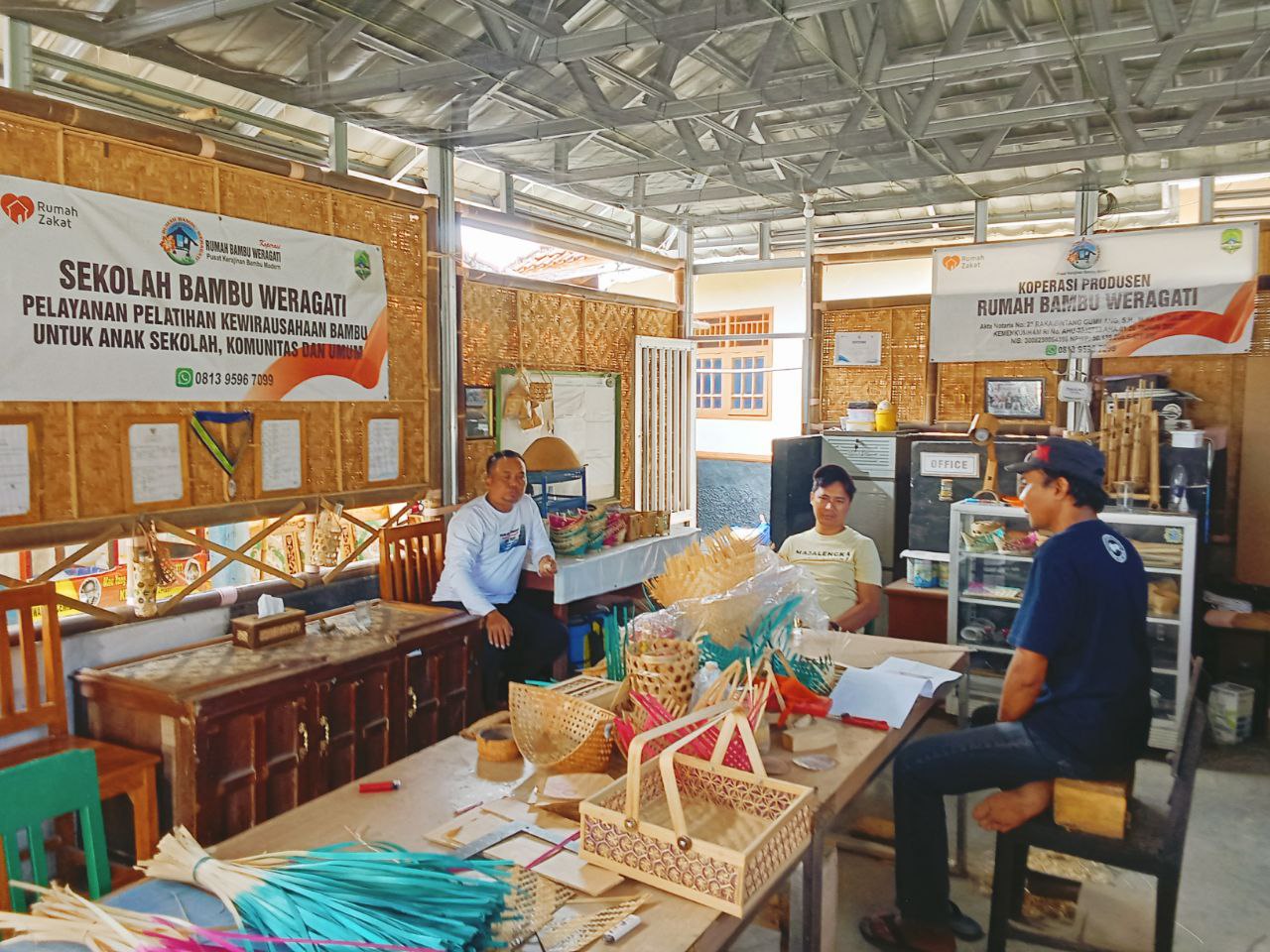 Tingkatkan Omset Penjualan, Rumah Zakat Lakukan Penjajakan Ekspor Produk BUMMas Rumah Bambu Weragati