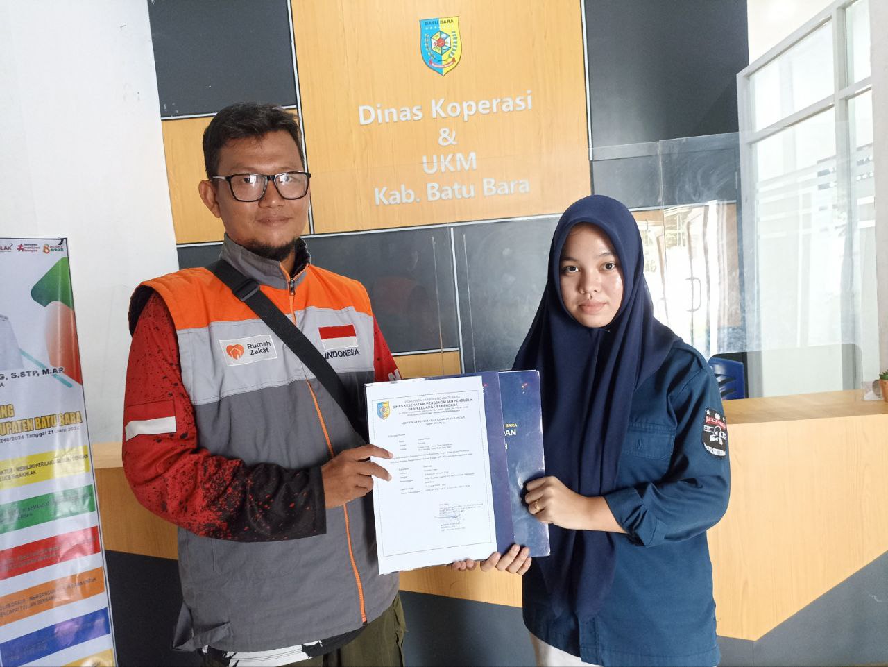 UMKM Binaan Rumah Zakat Raih Sertifikat Keamanan Pangan dari DISKOPUKM Kab. Batu Bara