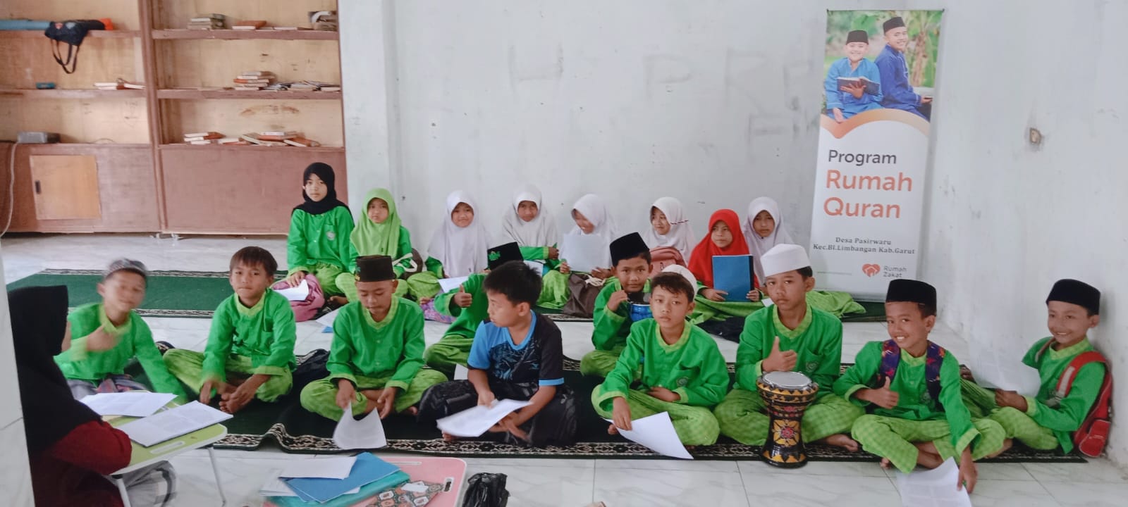 Belajar Al-Qur’an dan Nadzom Tajwid di Rumah Qur’an Saeful Ulum Binaan Rumah Zakat