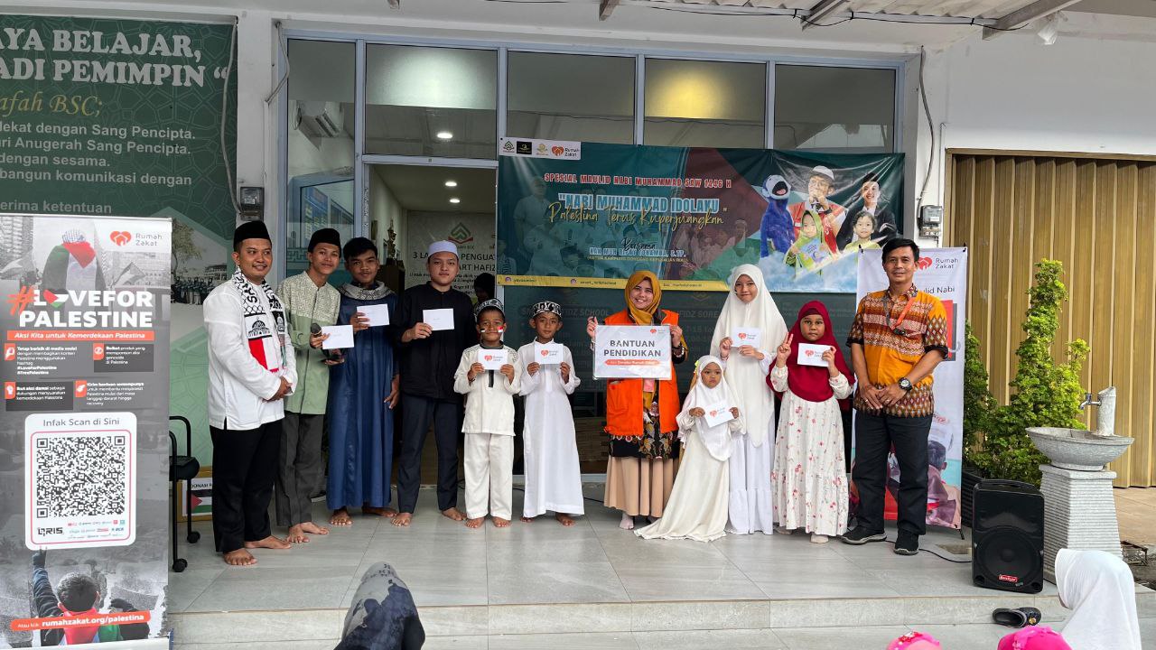 Rumah Zakat Gelar Aksi Dongeng Ceria Peduli Palestina di YPI BSC Batam