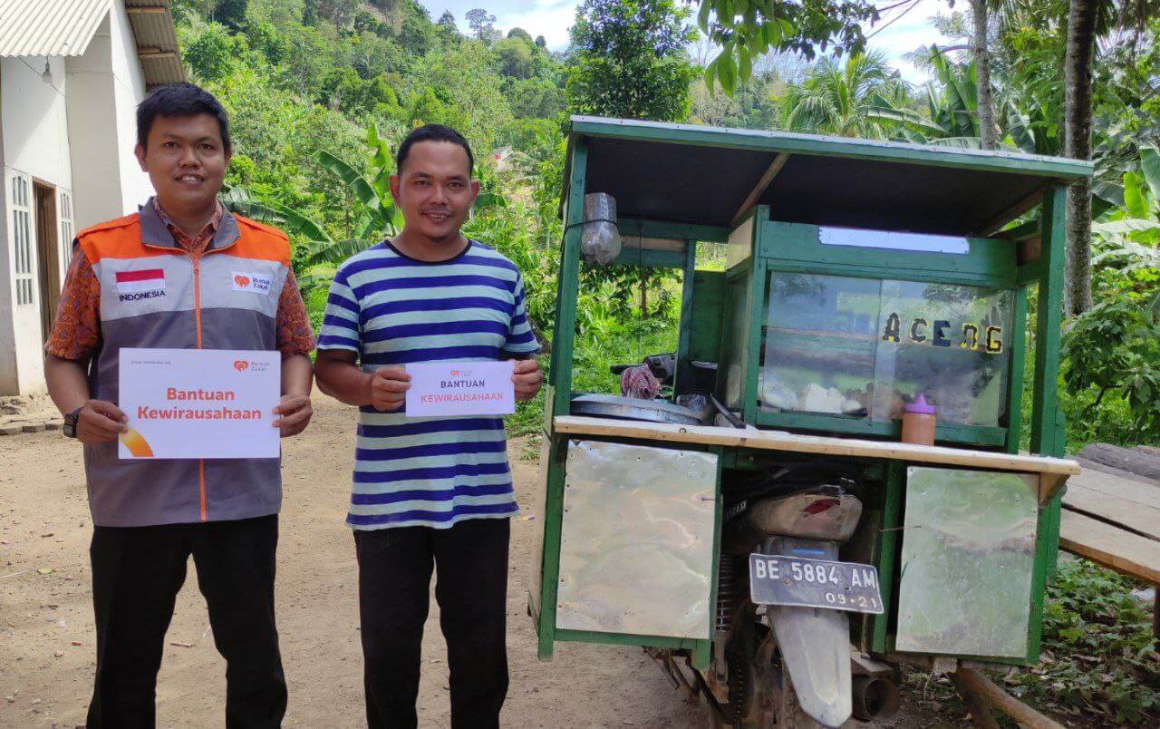 Rumah Zakat Salurkan Bantuan Modal Usaha untuk Dongkrak UMKM di Lampung