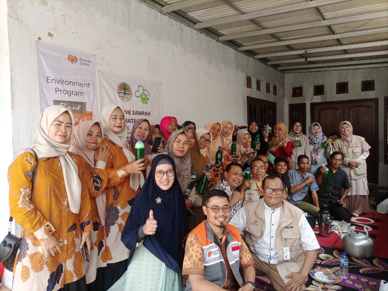 Rumah Zakat dan Bank Sampah di Pandeglang Sukses Adakan Pelatihan Olah Sampah Rumah Tangga