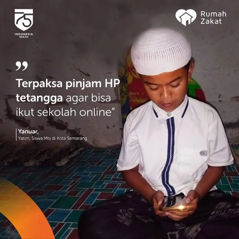 yanuar sedekah sekolah