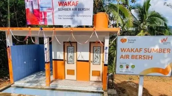 ziswaf online - wakaf sumber air