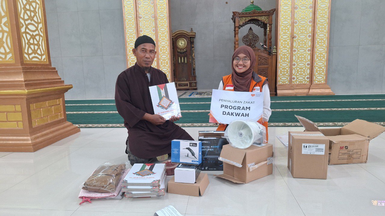 Rumah Zakat Salurkan Sarana Dakwah ke Masjid dan Musala di Pulau Panjang, Banten