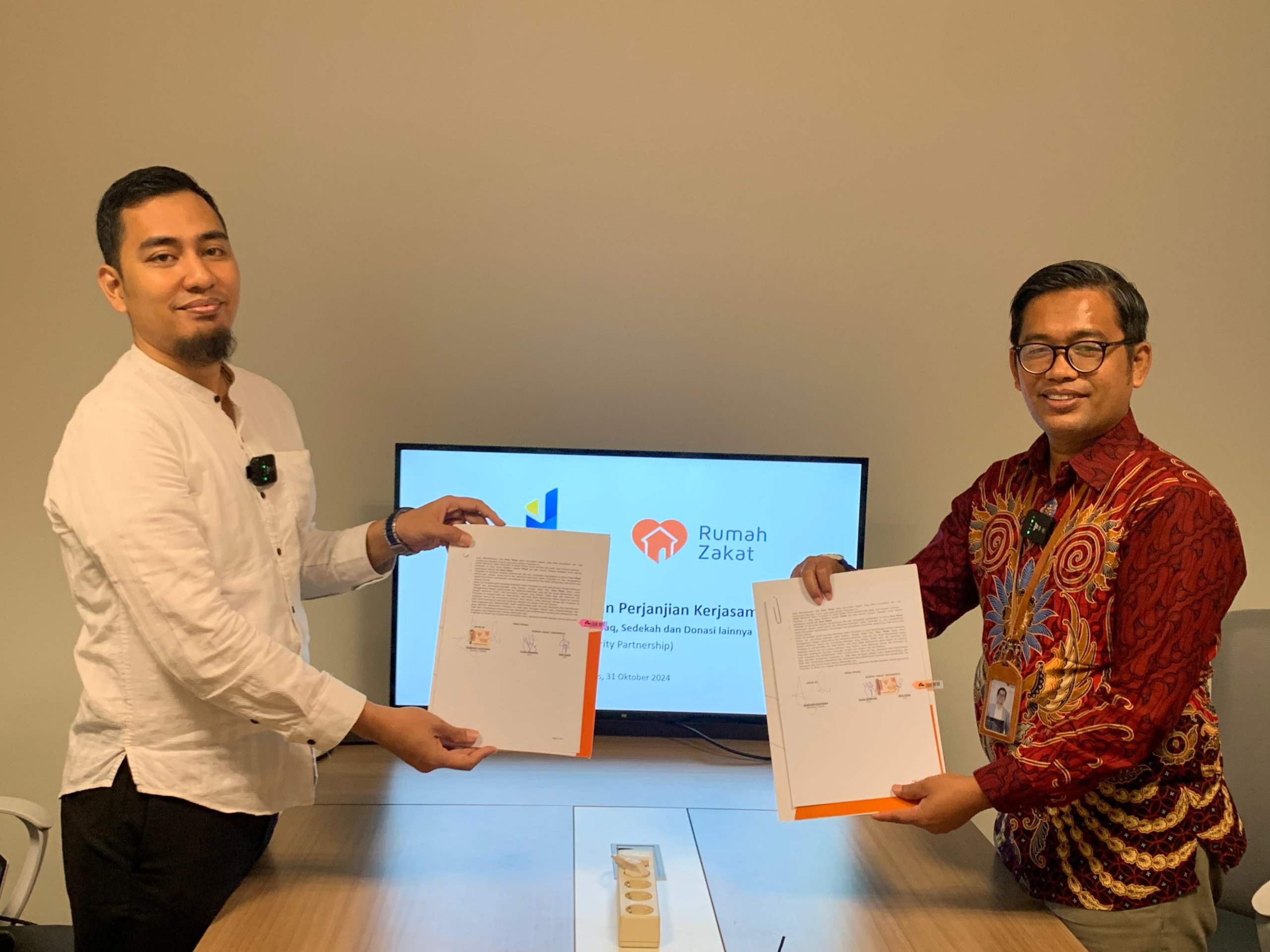 Melalui Program Charity Partnership, URUN-RI Kolaborasi Penyaluran Ziswaf Bersama Rumah Zakat