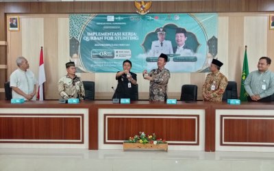 Plt Bupati Gunungkidul Meresmikan Implementasi Kerja Kolaborasi Qurban For Stunting