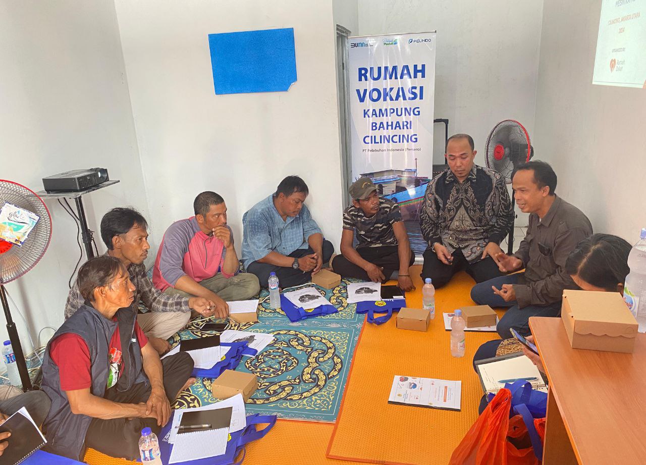 PT Pelindo Sosialisasikan Program Rumah Vokasi untuk Berdayakan Nelayan di Wilayah Cilincing