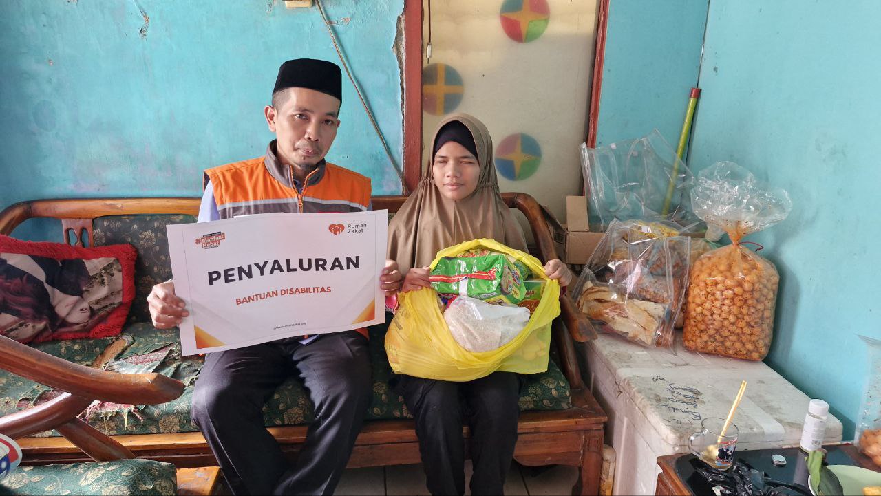 Rumah Zakat Salurkan Bantuan Sembako untuk Penyandang Disabilitas di Cimahi Rumah Zakat Salurkan Bantuan Sembako untuk Penyandang Disabilitas di Cimahi
