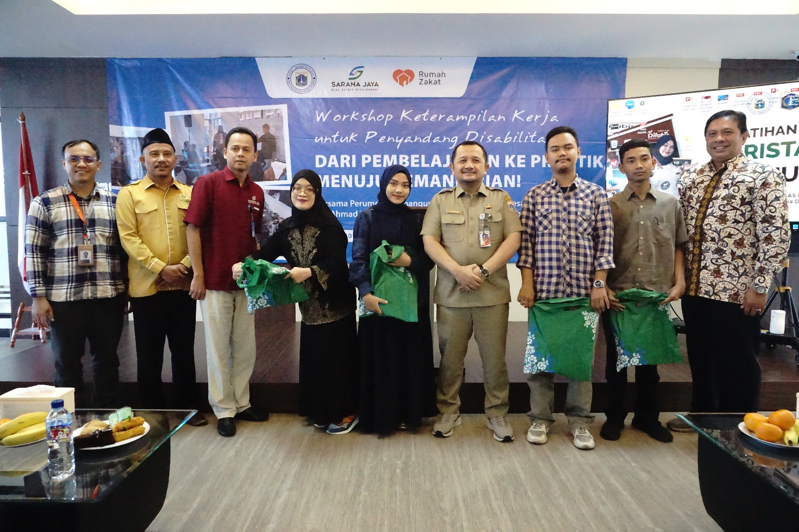 Kolaborasi Perumda Sarana Jaya dan Rumah Zakat Adakan Workshop Kemandirian untuk Penyandang Disabilitas
