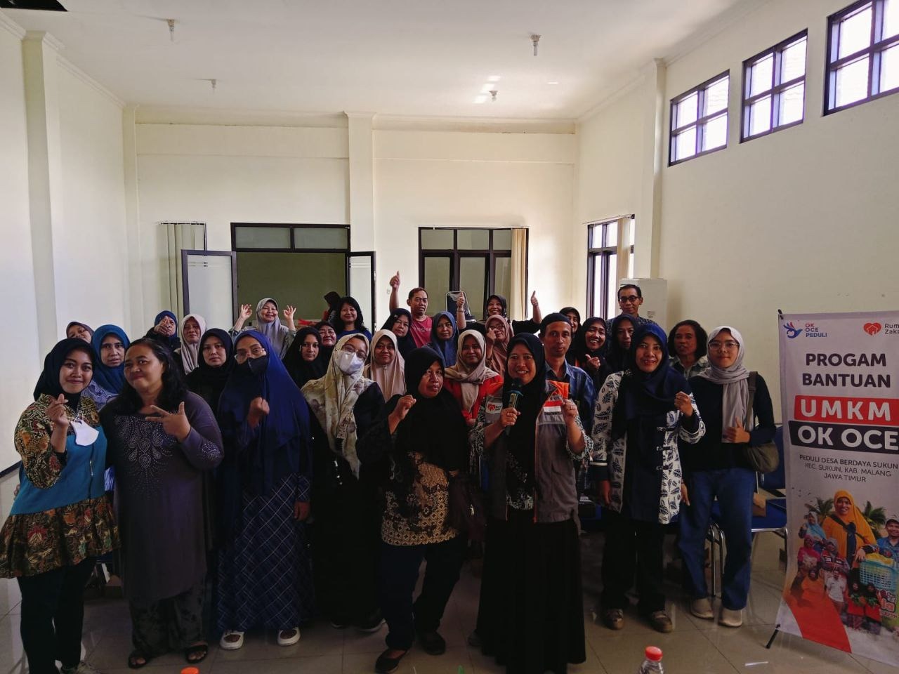 Tingkatkan Kapasitas UMKM Sukun, Rumah Zakat dan OK OCE Peduli Kembali Adakan Edukasi Kewirausahaan