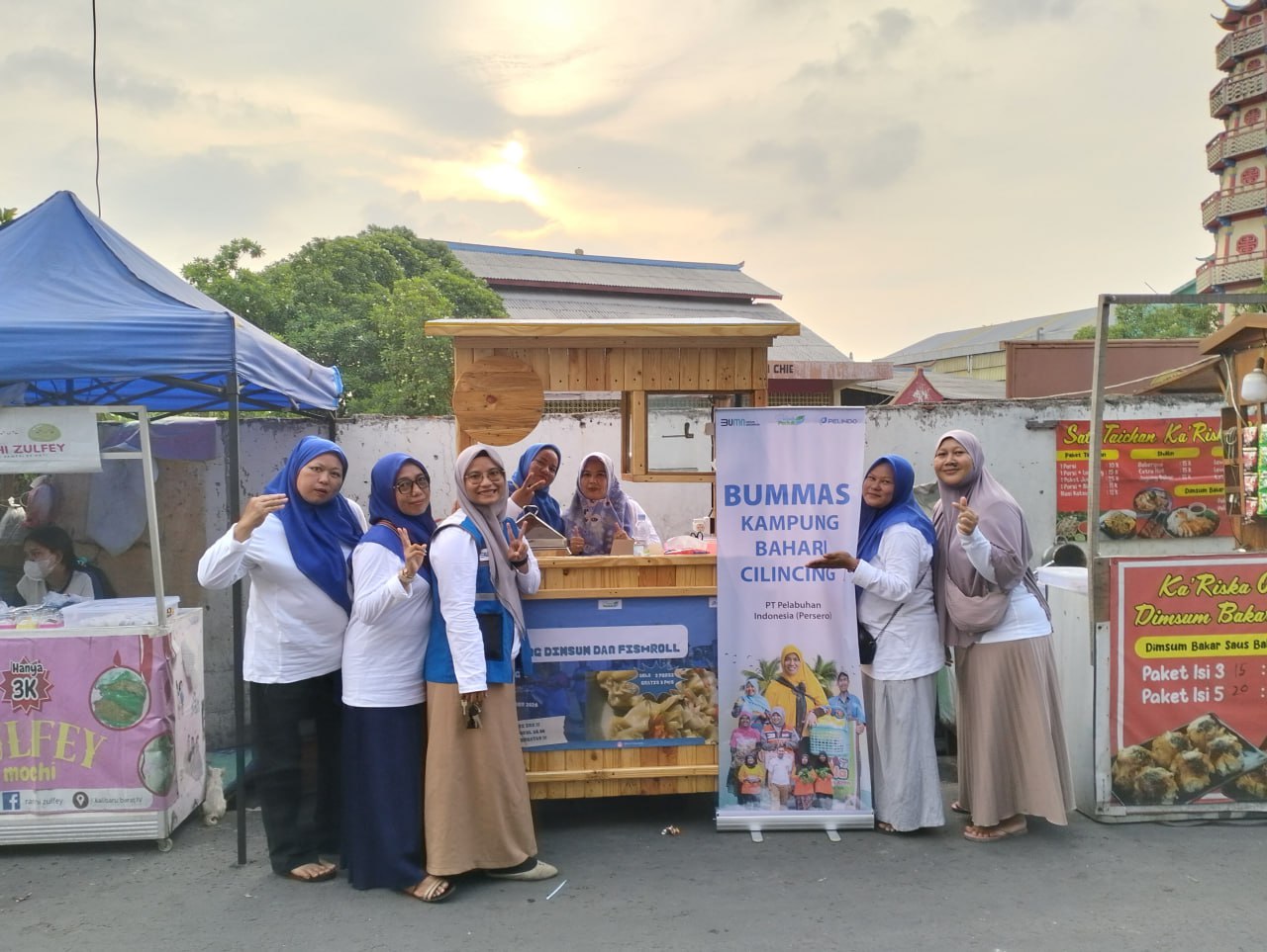 Pelindo Fasilitasi BUMMas dengan Pembukaan Outlet Olahan Hasil Ikan Laut di Kampung Bahari Cilincing