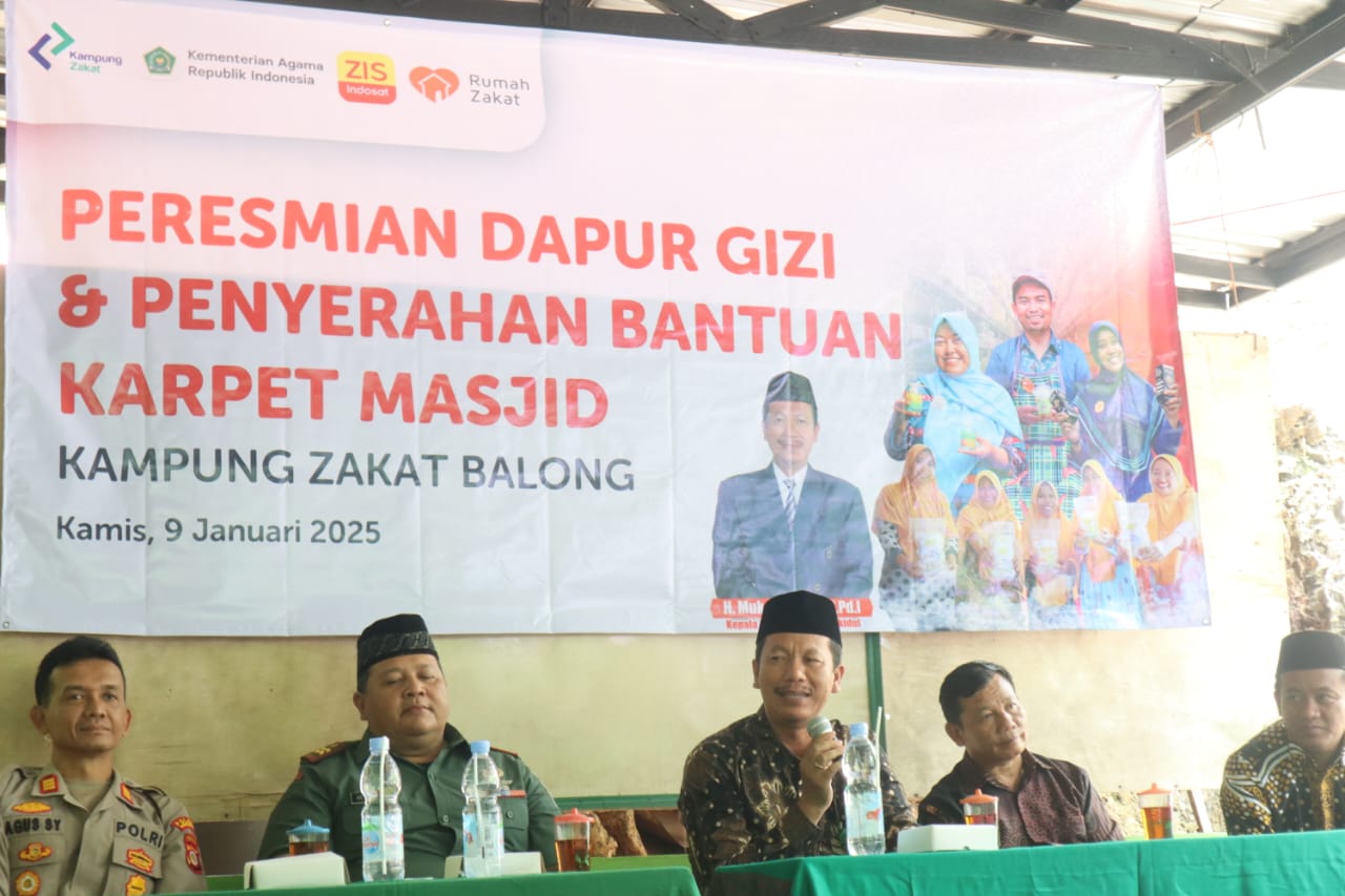 Program Dapur Gizi Kampung Zakat Balong Gunungkidul Resmi Beroperasi