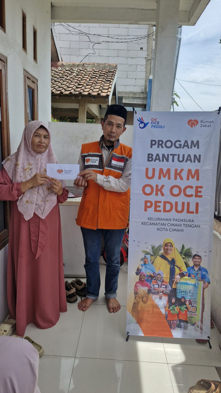 RUMAH ZAKAT BERSAMA OK OCE PEDULI TERUS BINA PELAKU UMKM DI CIMAHI