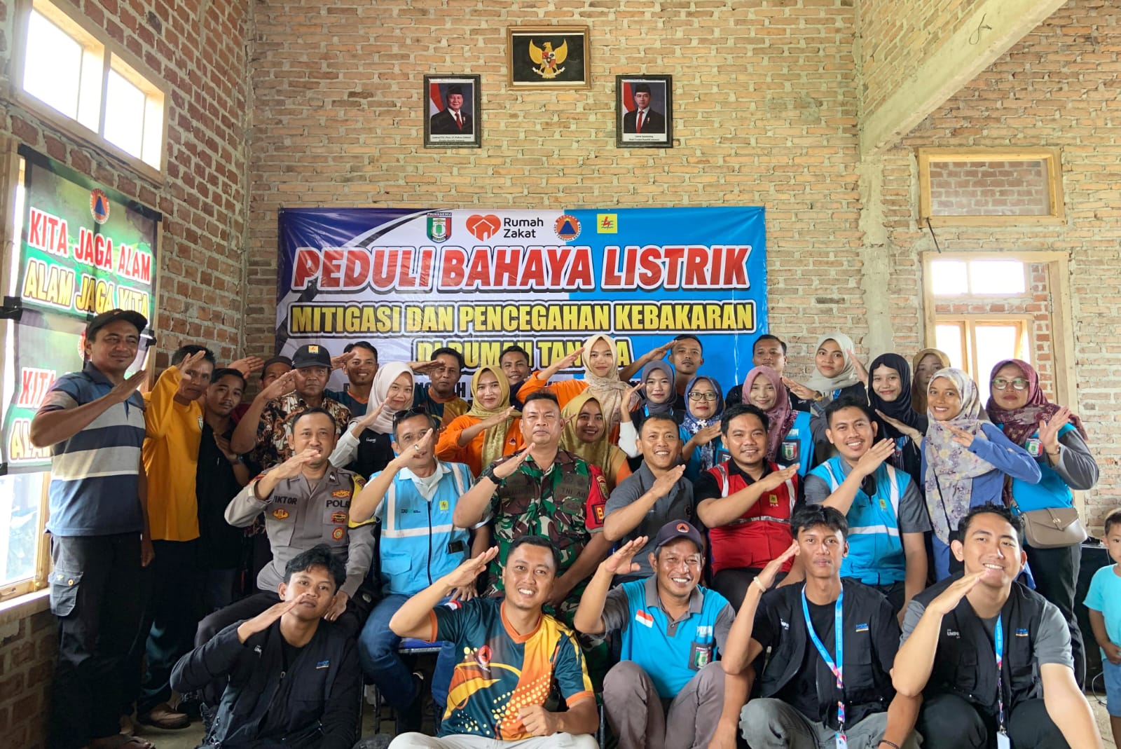 Destana Pekon Persiapan Kresnomulyo Barat Gandeng PLN Pringsewu Gelar Edukasi Peduli Bahaya Listrik