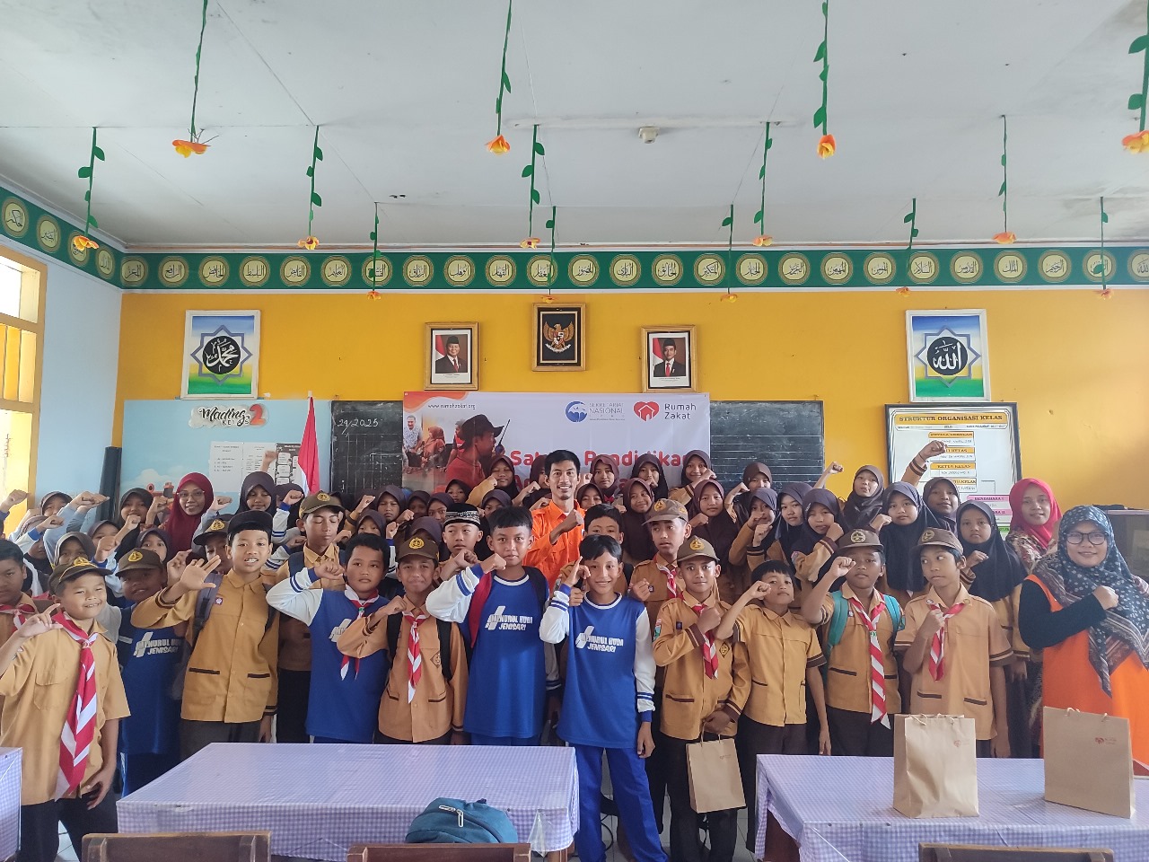 Rumah Zakat Beri Sosialisasi dan Edukasi SPAB di MI NURUL HUDA