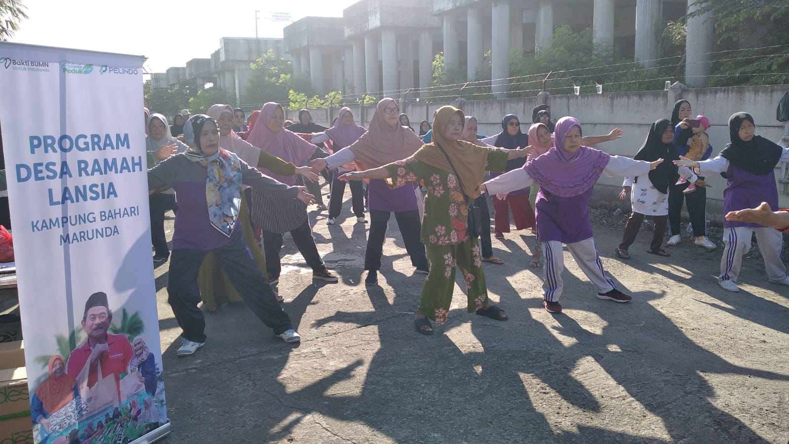 Kegiatan Ramah Lansia Pelindo Di Kampung Bahari Marunda