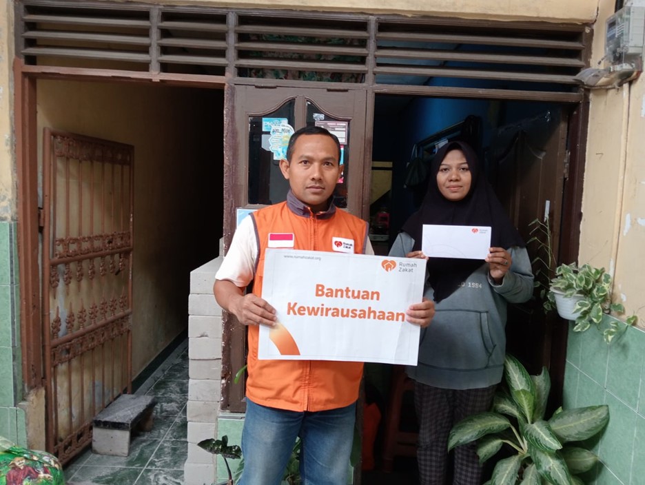 Rumah Zakat Bantu Modal Usaha untuk Mualaf di Cimahi