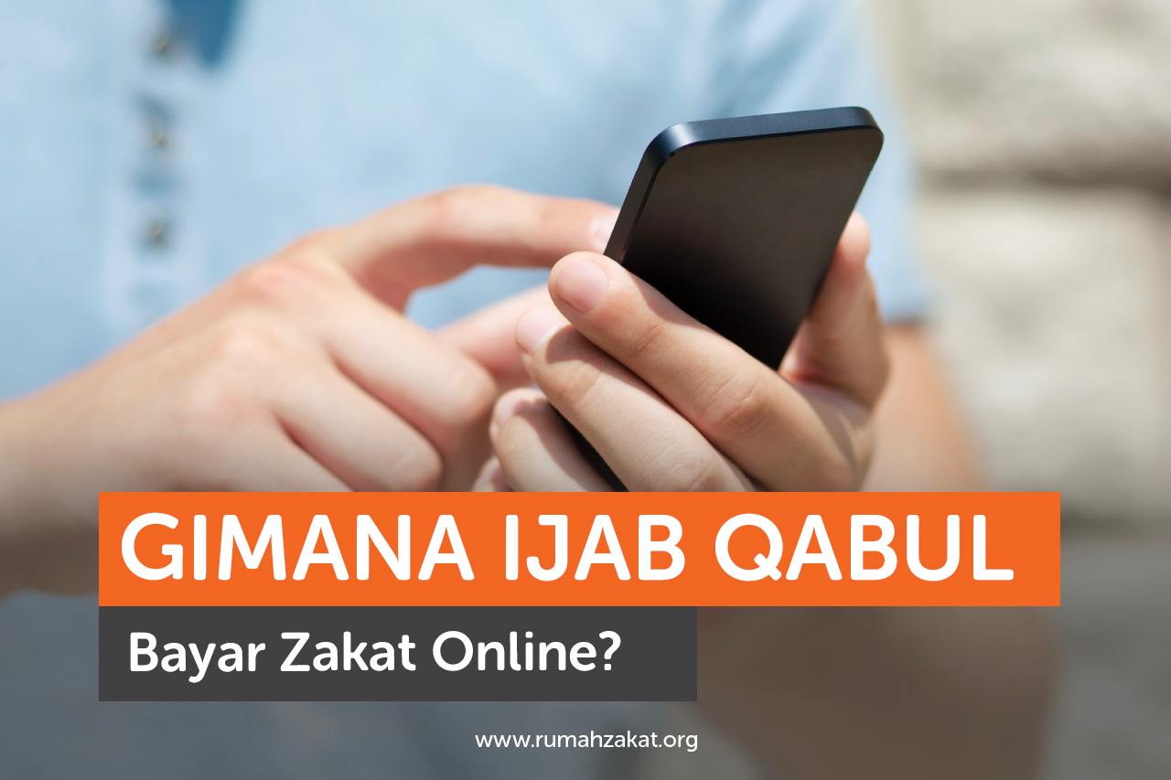 Hukum ijab qabul zakat online.