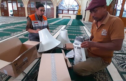 Rumah Zakat Salurkan Sound Baru, Adzan di Masjid Lempuyangan Kini Bisa Lebih Jelas