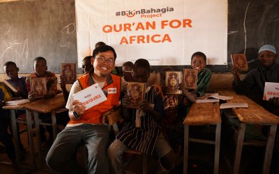 Rumah Zakat Distributed 120 Quran Packages in Burkina Faso, West Africa