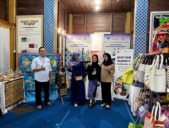 BUMMas Kurali Binaan Rumah Zakat dan PT Jamkrindo, Eksis Pamerkan Karya di Pekan Raya Lampung 2024