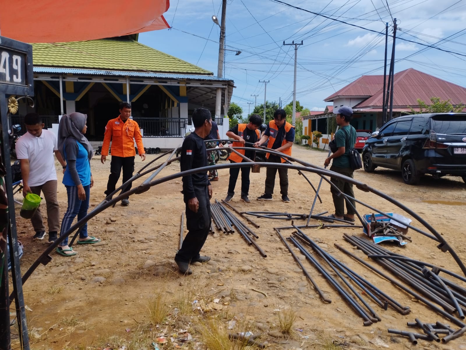 Relawan Rumah Zakat Bengkulu Support Dapur Umum untuk Korban Terdampak Gempa Bumi