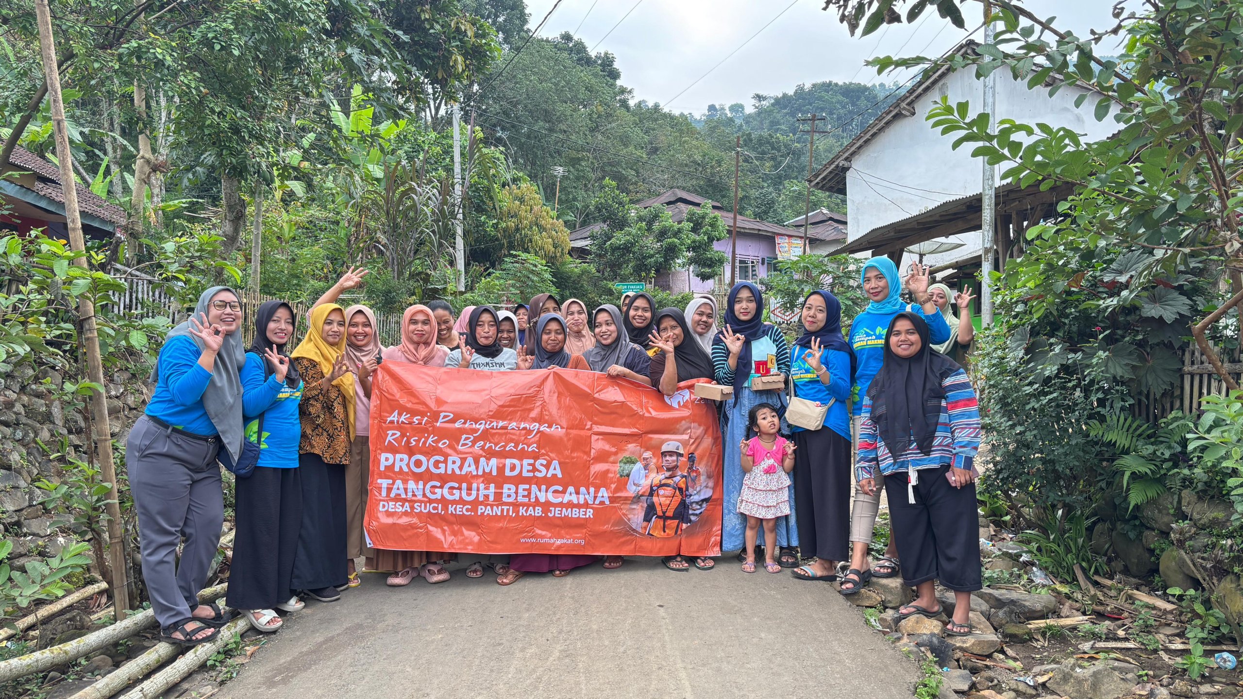 Perkuat Ketangguhan Desa, Rumah Zakat Berkolaborasi dengan Bank Sampah Wujudkan Kampung Tangguh Argopuro