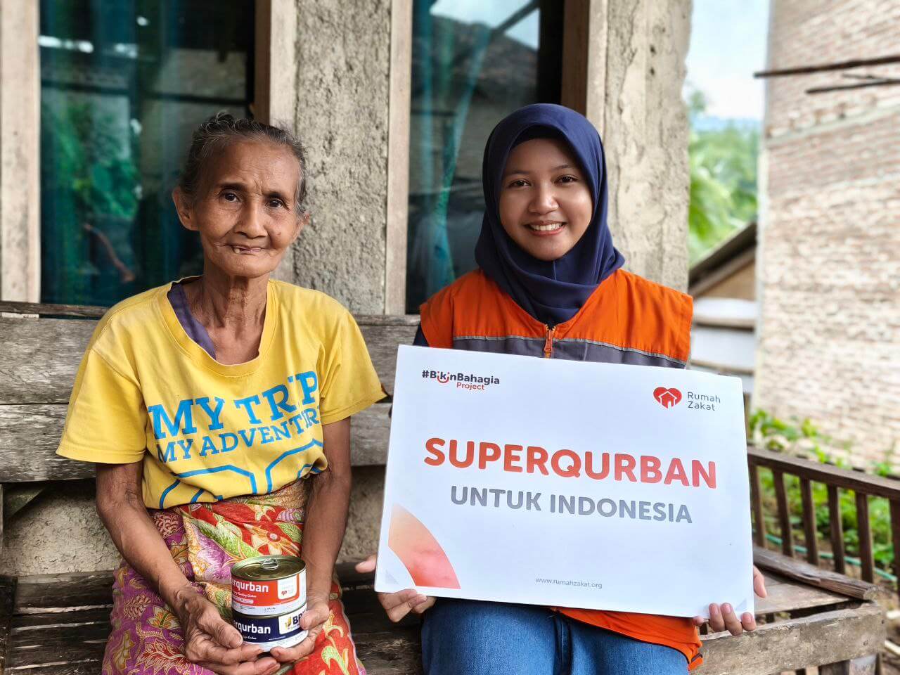 Bahagianya Warga Pelosok Desa di Lampung Merasakan Daging Superqurban Rumah Zakat