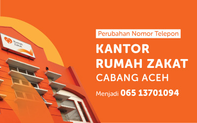 Pemberitahuan Perubahan Nomor Telepon Rumah Zakat Kantor Layanan…