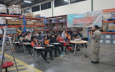 Relawan Rumah Zakat Ikuti Latihan Basic Training Water And Sanitation Emergency Respon Selama Enam Hari