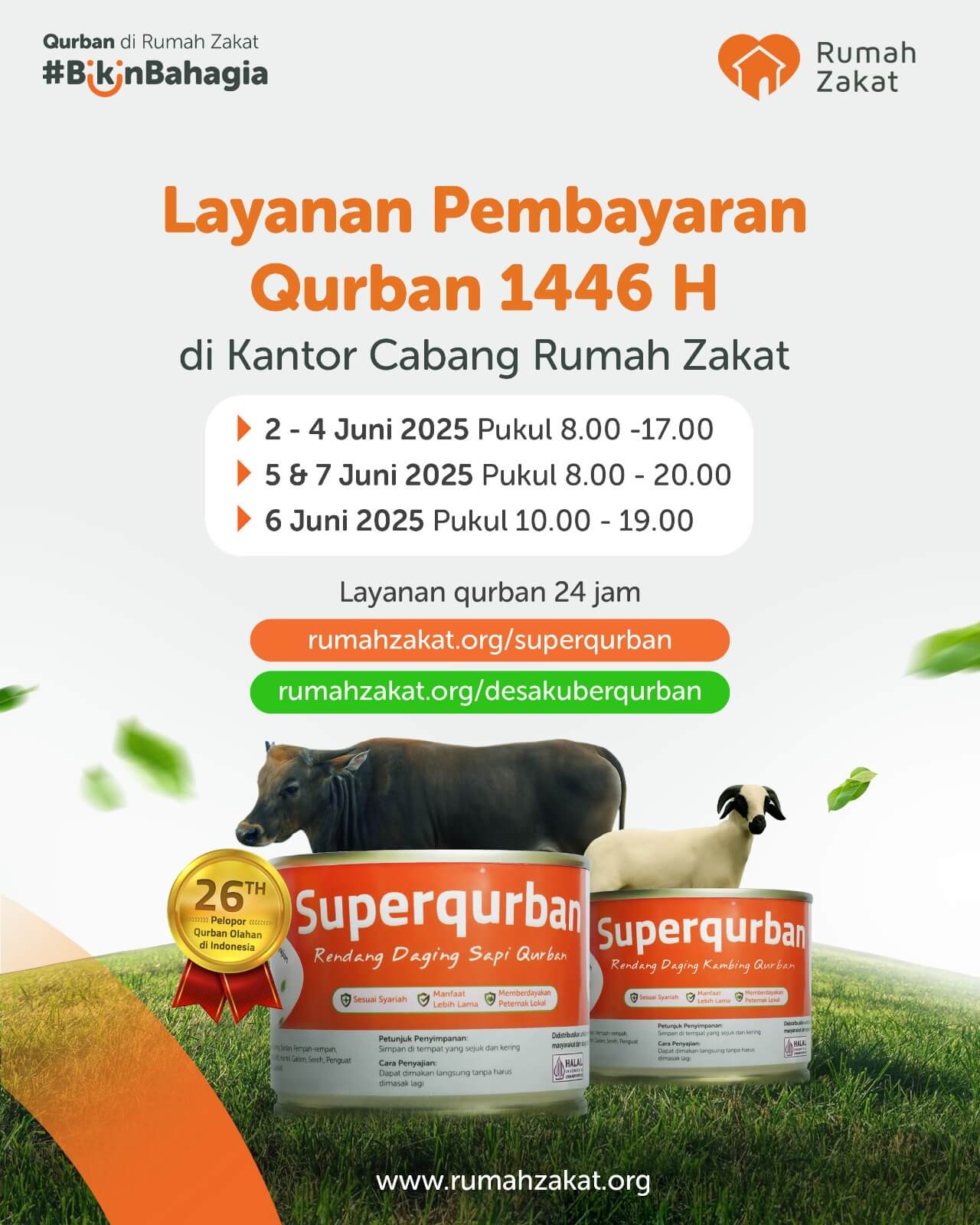 Sudah Siap Qurban? Cek Jadwal Layanannya di Sini