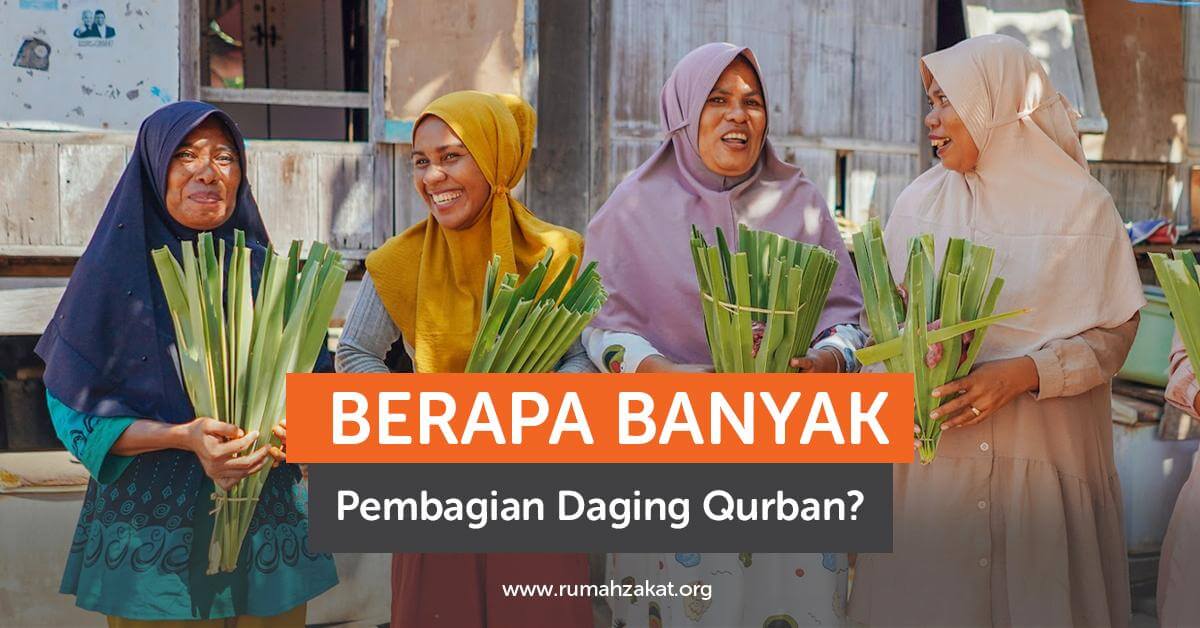 Berapa Banyak Pembagian Daging Qurban?