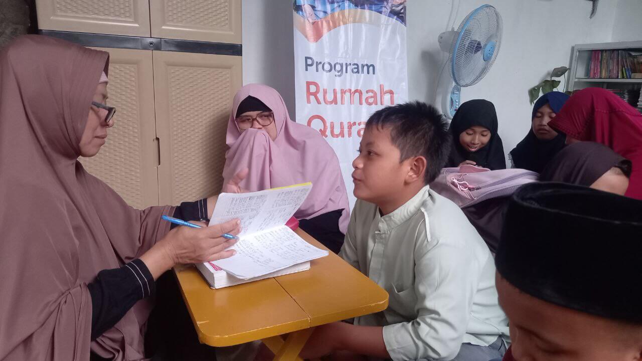 TPQ Al Ihsan dan Rumah  Zakat Dampingi Anak-Anak Pandai Membaca Al-Qur’an