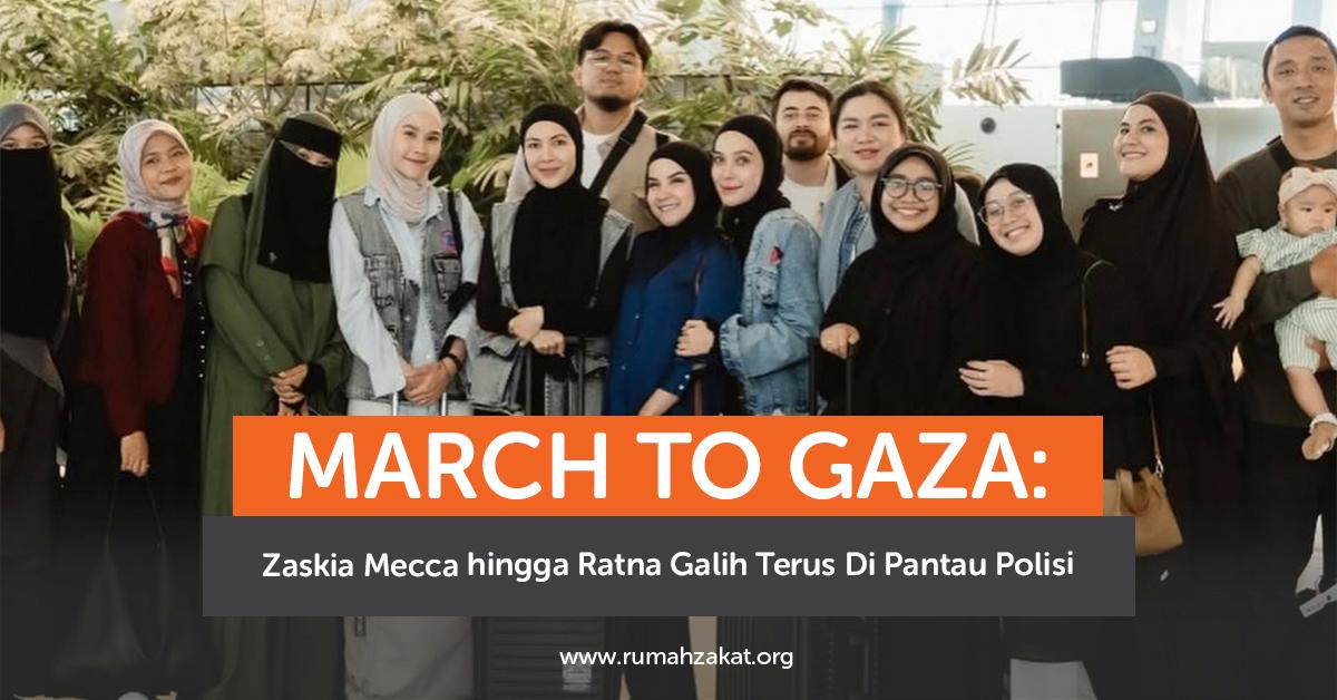 March To Gaza: Zaskia Mecca Bagikan Situasi Tegang di Kairo