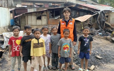 Rumah Zakat Salurkan Superqurban dan Makanan Siap Saji untuk Korban Kebakaran di Blok 2 Batam