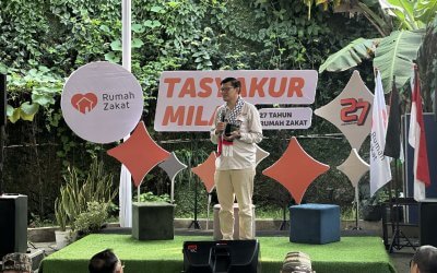 Rumah Zakat Rayakan Milad ke-27 dengan Aksi Kemanusiaan dan Solidaritas untuk Palestina